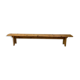 Old solid wood farmhouse bench