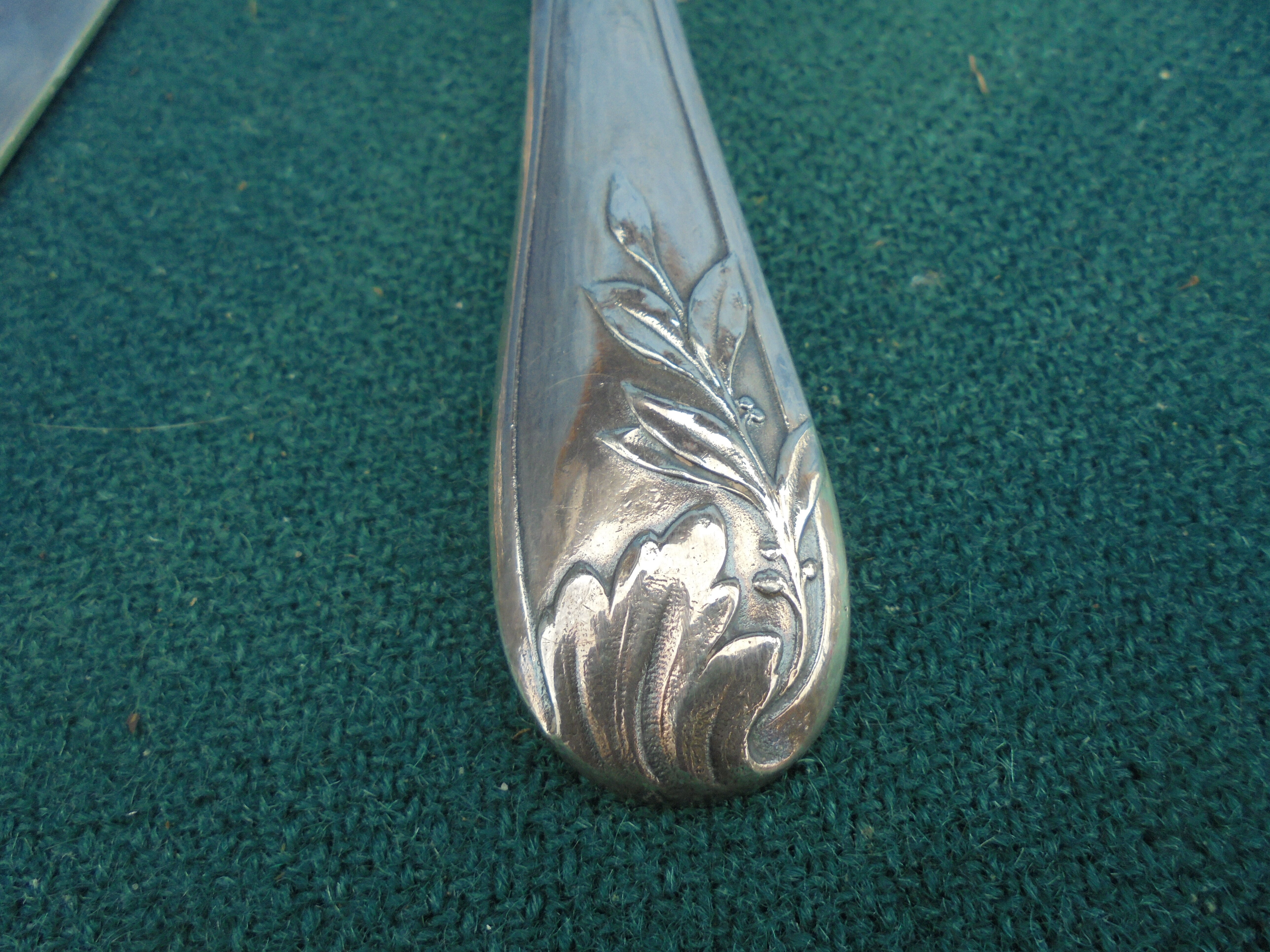 Gallia Christofle crumb tray and shovel