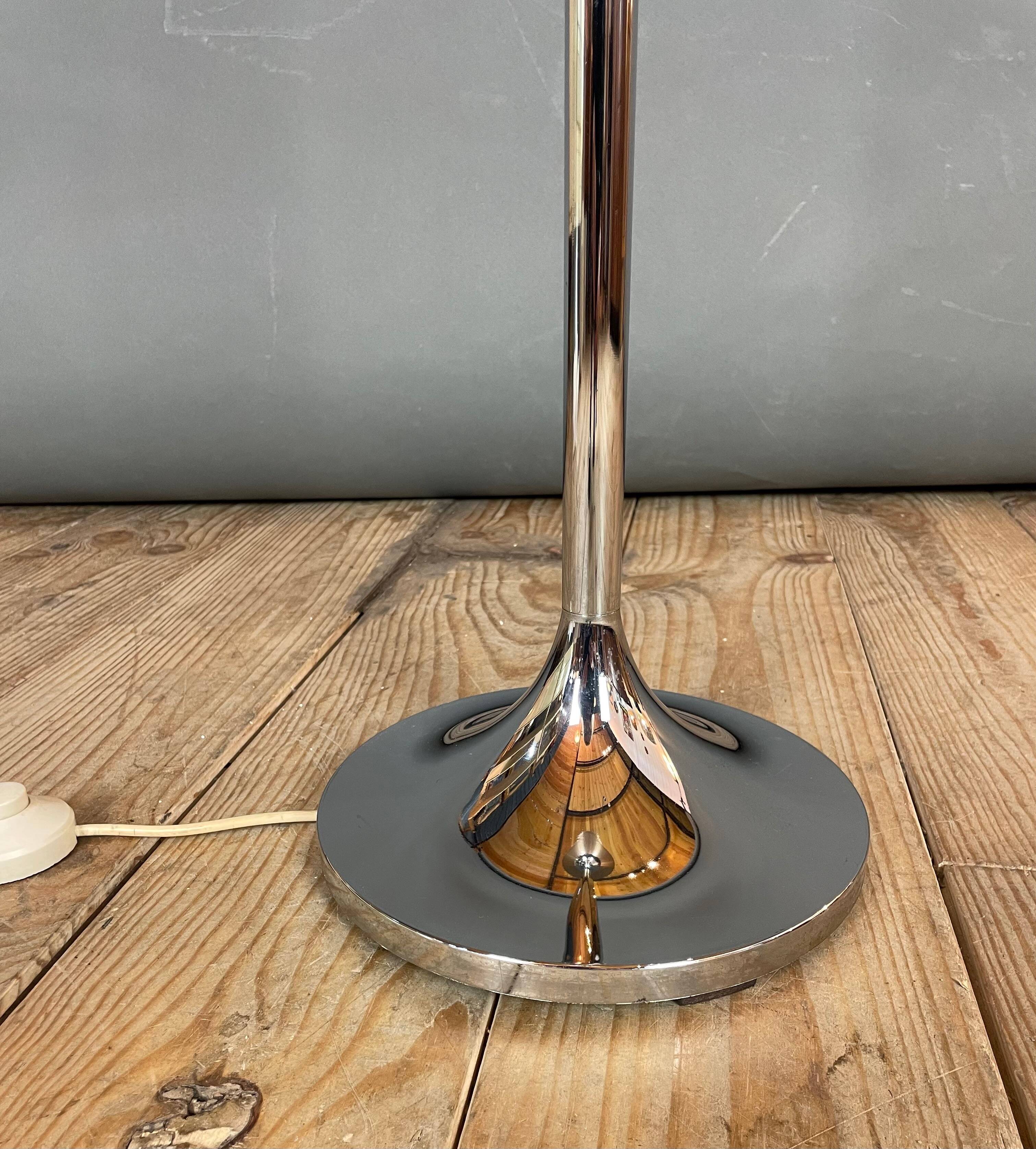 Chrome floor lamp 1970s Erco