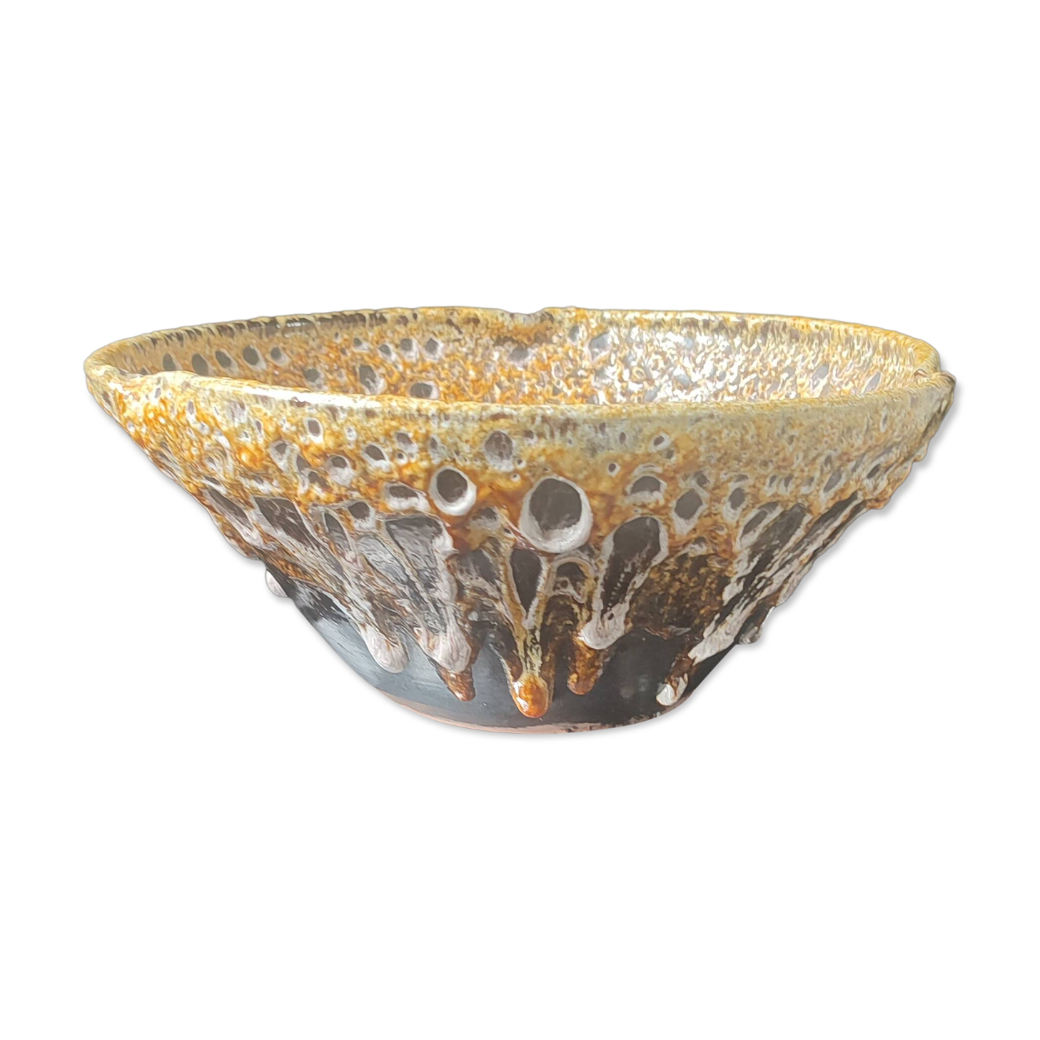 Large Coupe "Fat Lava" Volcanic Character Piece (1960/70)
