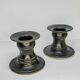 Pair of candlesticks Sedgefield Pottery Studio English pottery