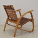 Bent Beechwood Armchair,Design Jan Vaněk,1930's.