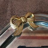 Vintage metal butter dish