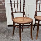 2 Viennese chairs bistro fischel curved wood