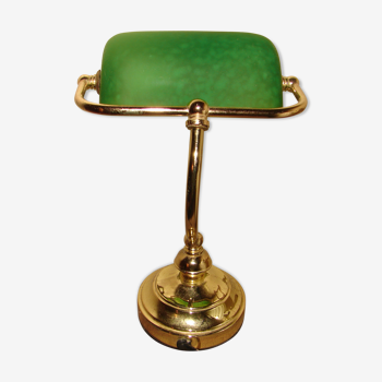 Lamp foot brass and glass