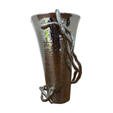 Metal vase signed ARAM