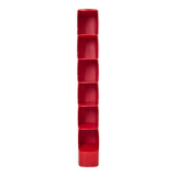 Red "Totem" column, Valeric Doubroucinskis, Rodier 1970s