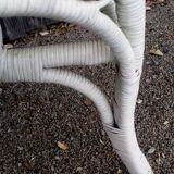 Peacock Rattan Roundtable 1960