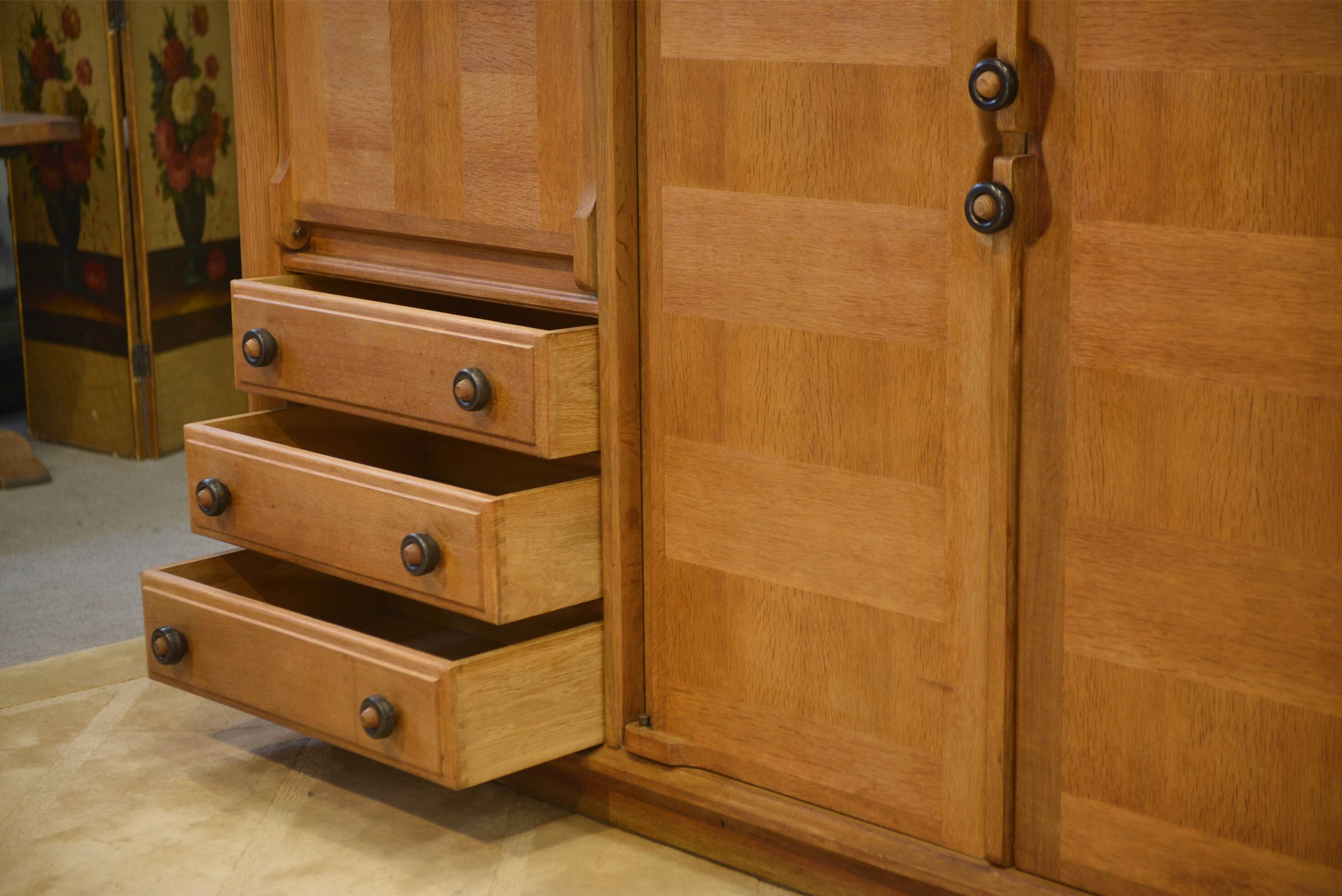 Secretary cabinet by Guillerme and Chambron for Your Home 1950s
