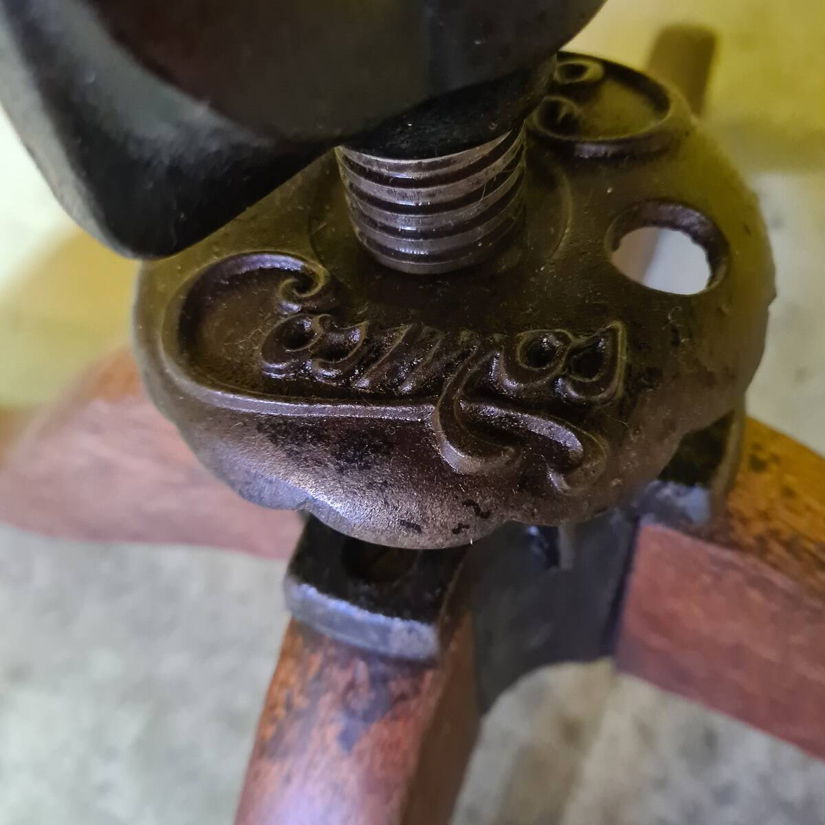 French Oak Office Chair From Cosmos Paris Circa 1920/30