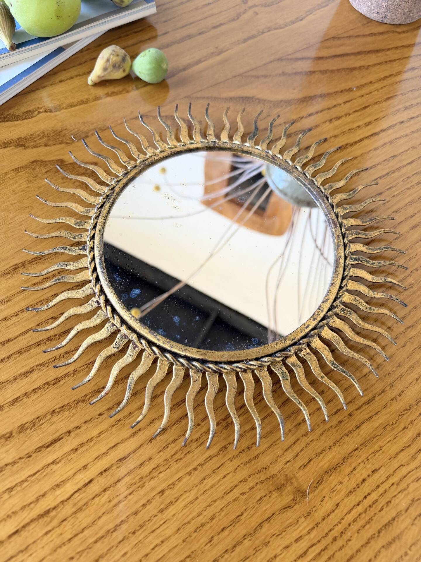 Sun mirror or patinated XS