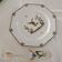 Moustiers porcelain cake plate and server set