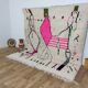 Handmade wool Berber rug 266 x 242 cm