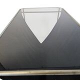 Max Sauze studio - side table - magazine rack - metal - glass - 70s