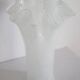 Vintage white Murano glass vase, Italy, 2000s