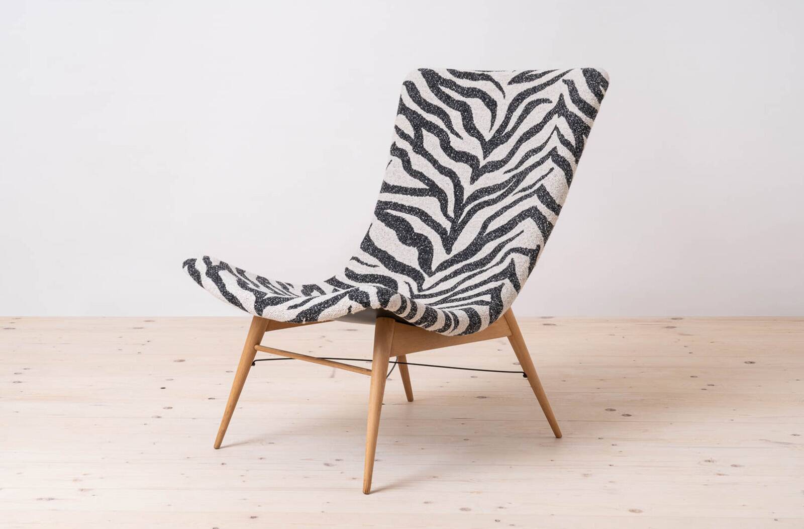Lounge Chair by Miroslav Navratil, 1959, Reupholstered in Kvadrat Fabric