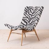 Lounge Chair by Miroslav Navratil, 1959, Reupholstered in Kvadrat Fabric