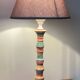Ceramic lamp by 0. corro vintage