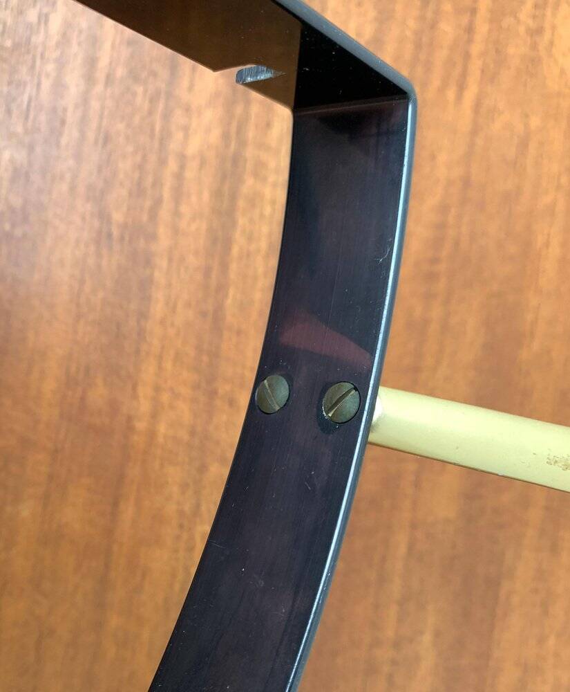 Mid-century metal corner coat rack, 1960s