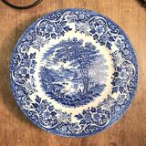 9 English faience plates Broadhurst Staffordshire