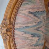 Louis XI style cabriolet armchair