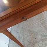 Bureau style Louis XVI en bois exotique