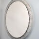 1960 lucite resin round mirror, by ED, 60 cm