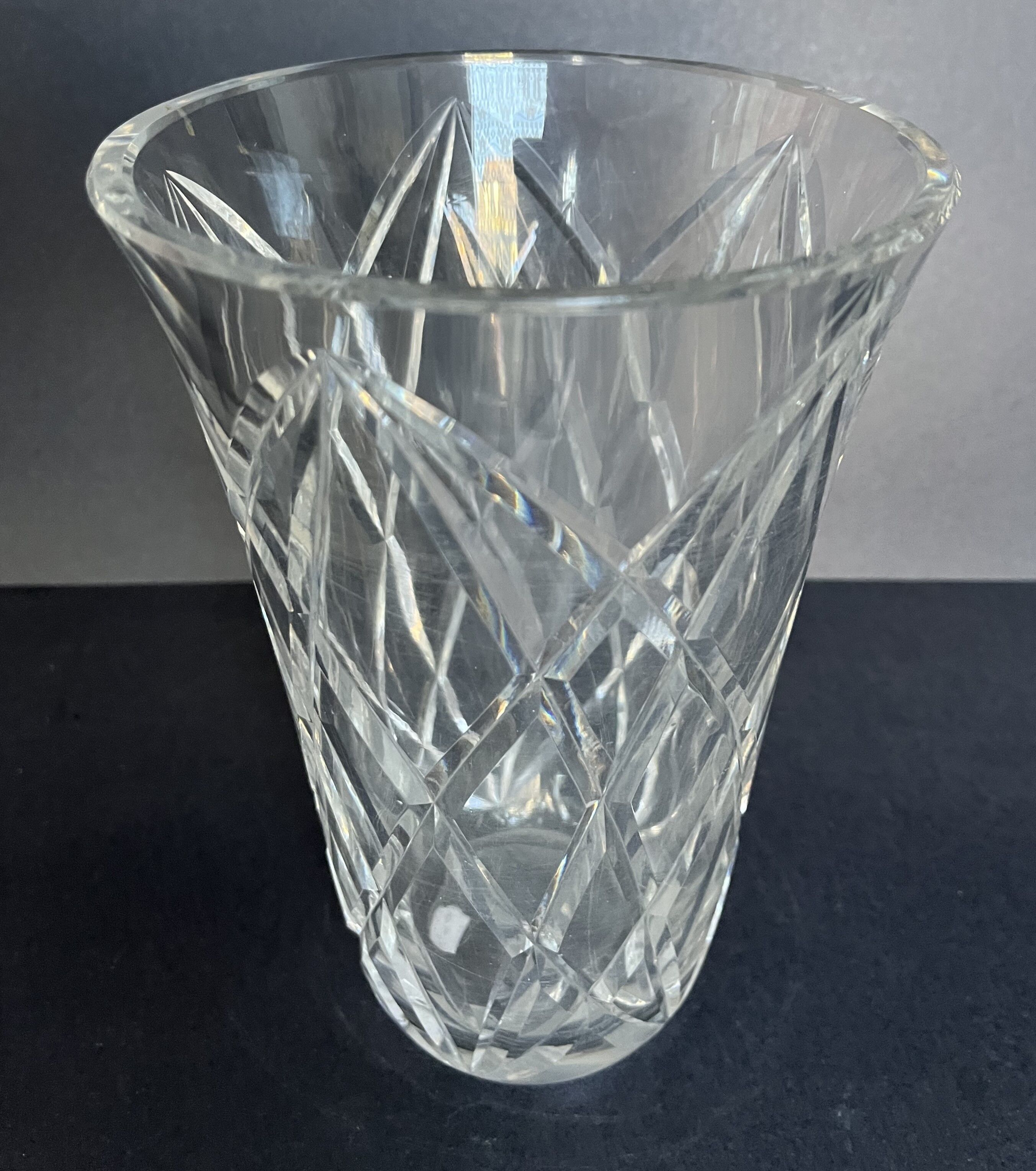 Crystal vase from Saint Louis