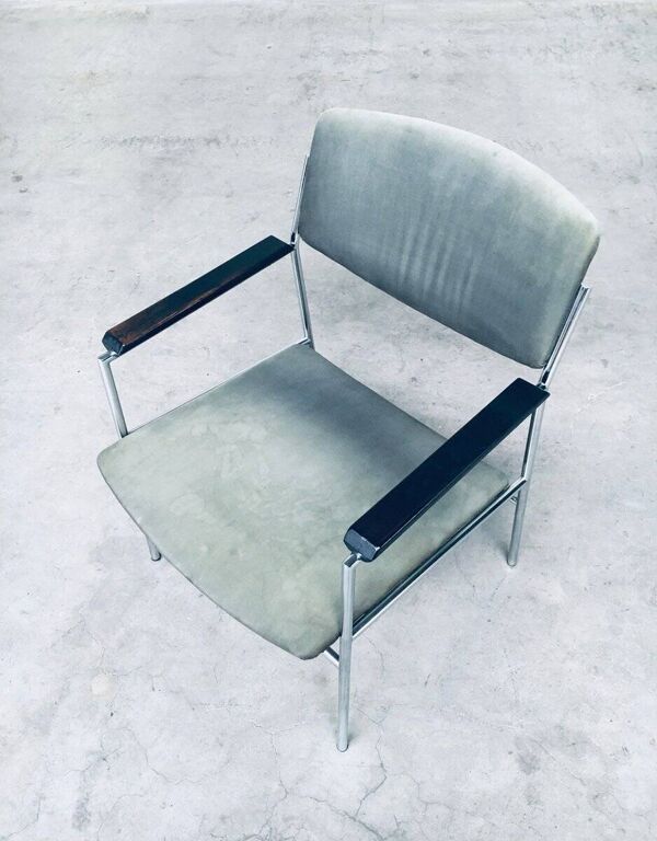 Mid-Century Modern Armchair by Gijs Van Der Sluis, Netherlands, 1960s