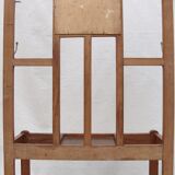 Vintage wooden wall dressing room