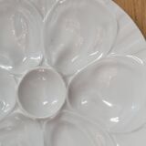 6 oyster plates in Pillivuyt porcelain