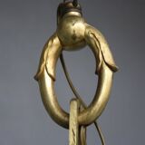 Louis XVI style gilt bronze chandelier
