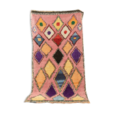 Boujad vintage, tapis berbère, 115 x 220