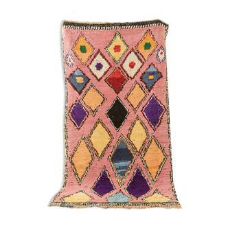 Boujad vintage, tapis berbère, 115 x 220