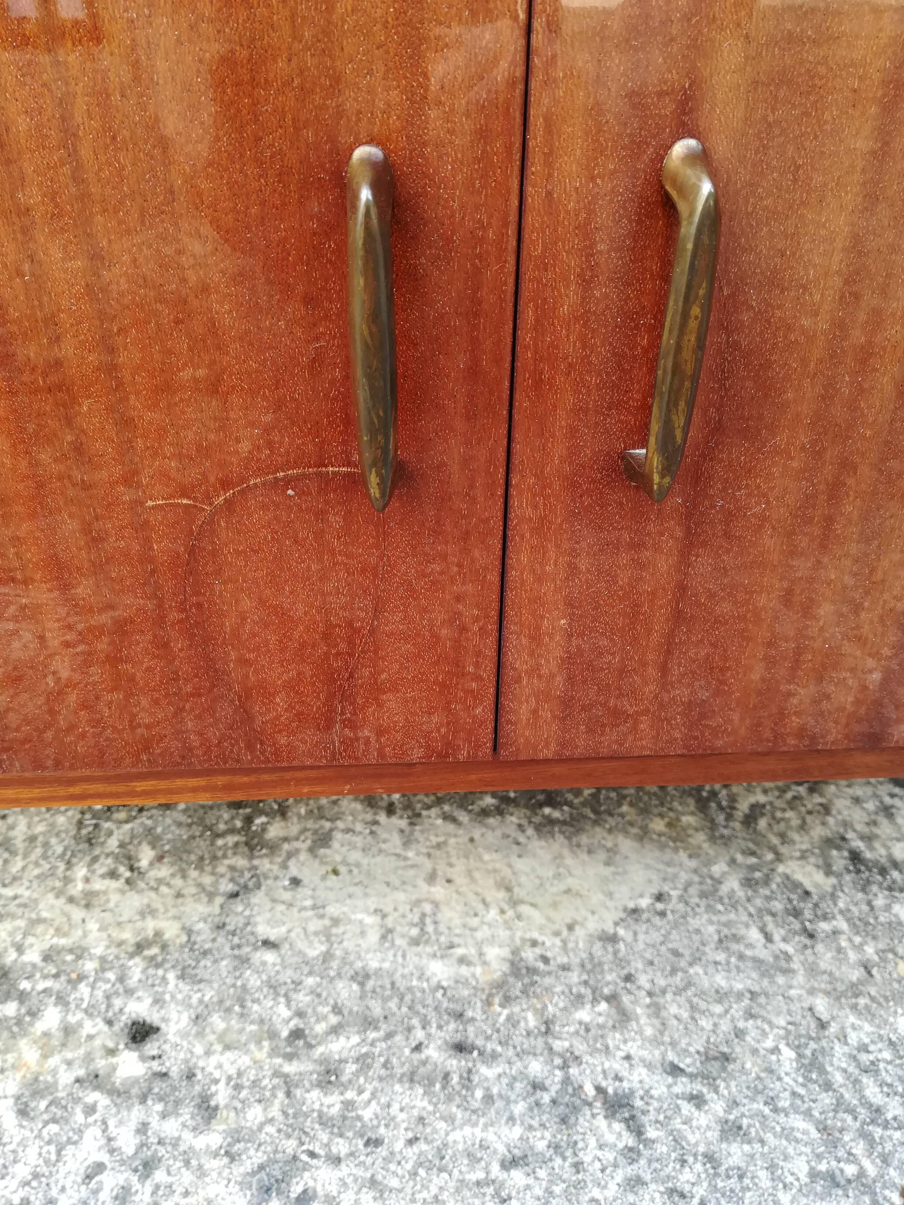 Meuble d'entrée à roulettes vintage