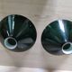 Lot 2 abat jour verre opaline vert