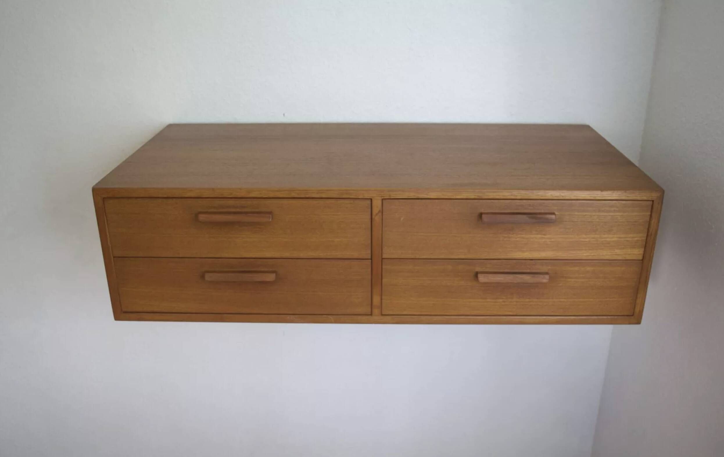 Teak Wall Drawer Module By Kai Kristiansen For Feldballes Møbler, 1960s