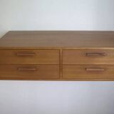 Teak Wall Drawer Module By Kai Kristiansen For Feldballes Møbler, 1960s