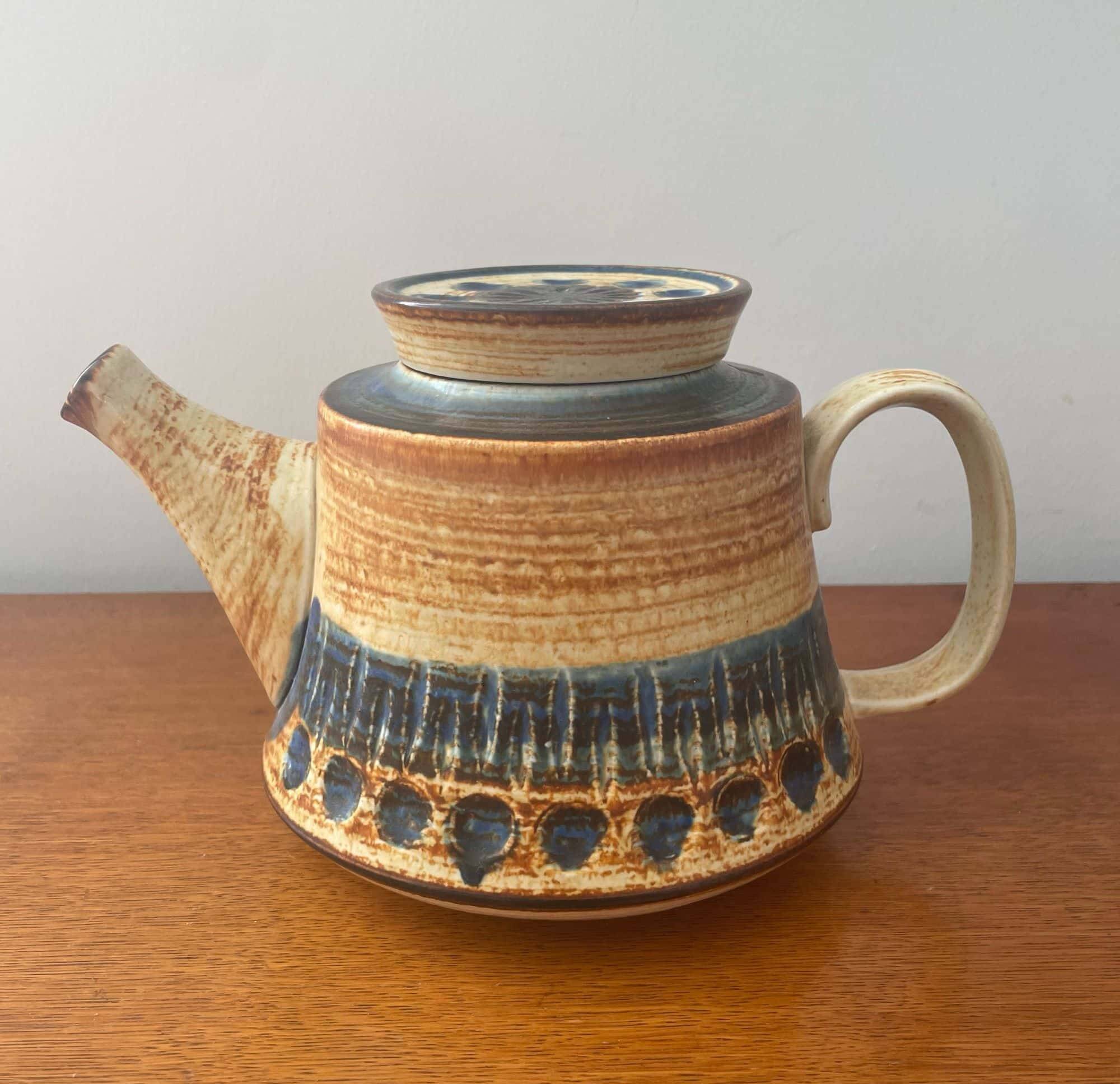 Ceramic teapot, Arne Finne for Soholm Denmark, 1960s