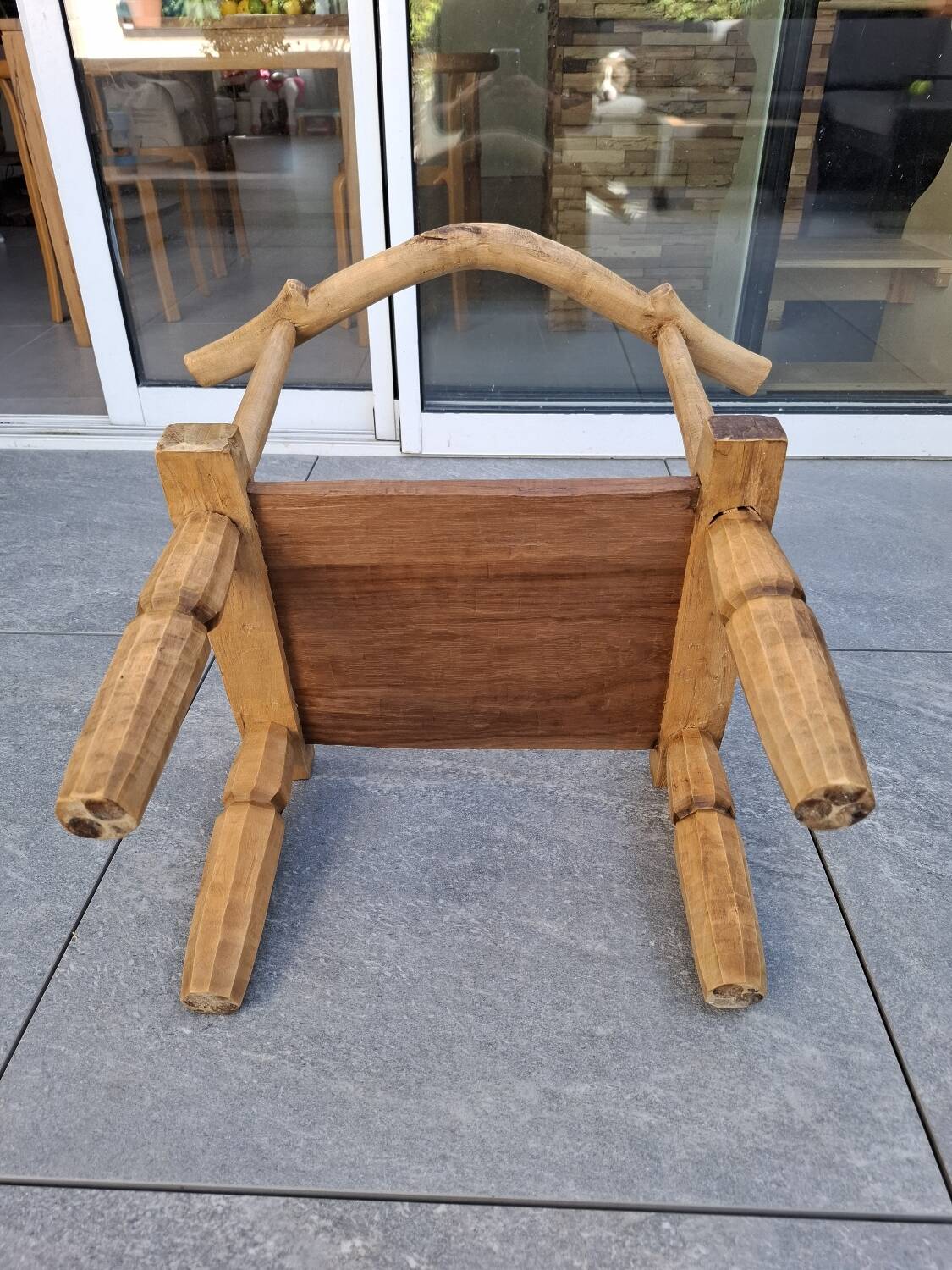 African Brutalist Chair