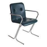 70s tubular arm chair by Tavo