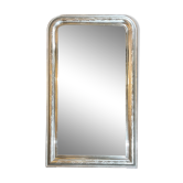 Miroir 126x75 d'époque Louis-Philippe argenté