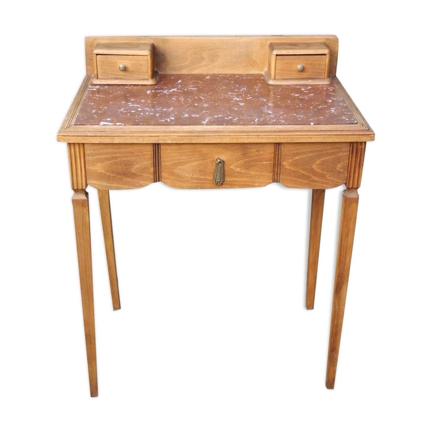 Marble tray side table