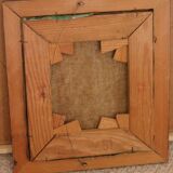 Huile sur toile originale européenne — Maison au bord du lac