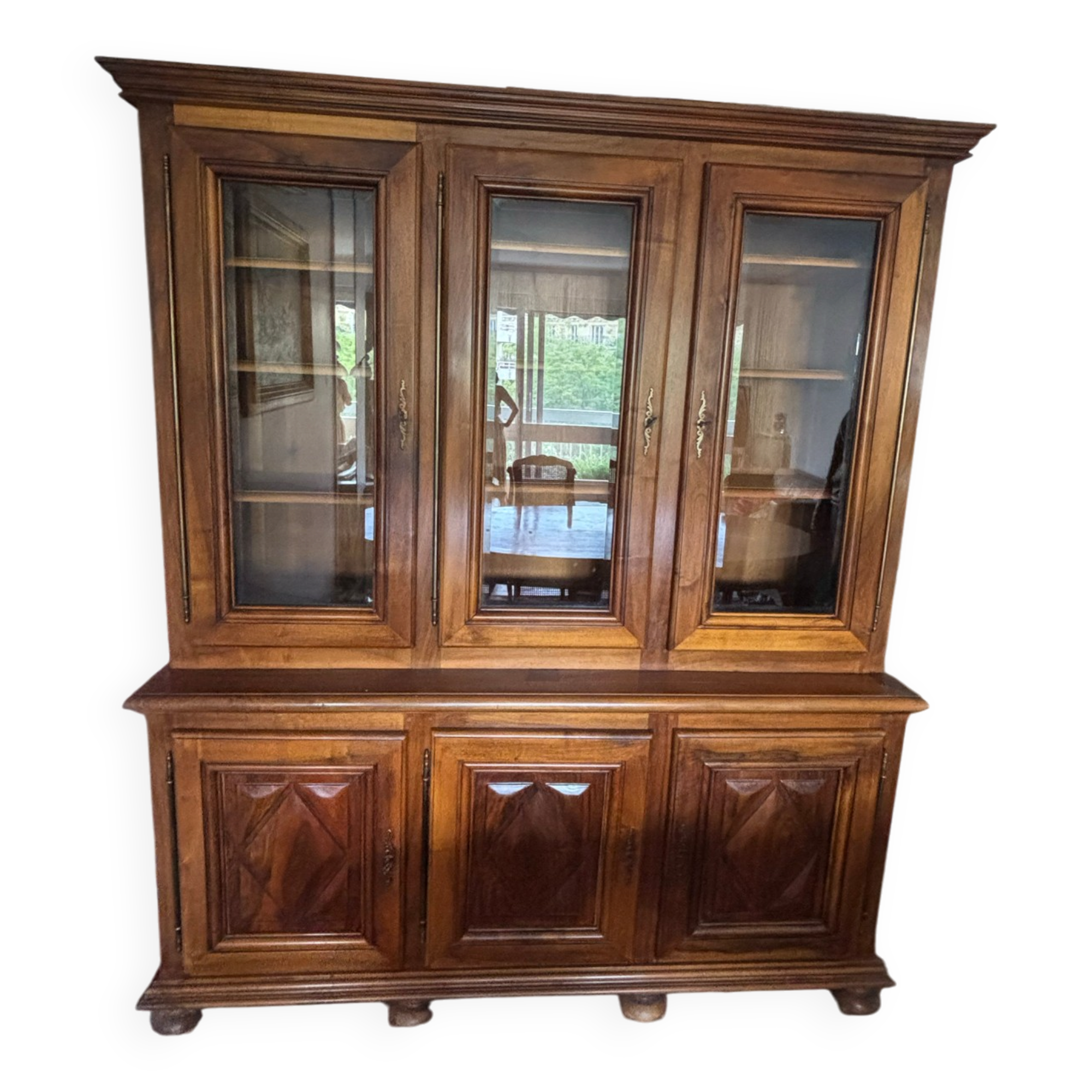 Large solid wood dresser made to measure.