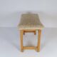 Modern Scandinavian stool in pine and sheepskin, Sweden, 1970s