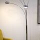 Lily of the valley floor lamp with 5 branches