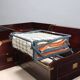 Light simple old marine style in mahogany veneer Italy 20th century