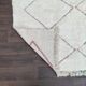 Beni Ouarain Berber rug with red diamond, 170 x 250 cm.