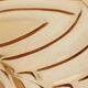 Amber Art Deco Cake Plate Pastry Dish Val Saint Lambert 33cm